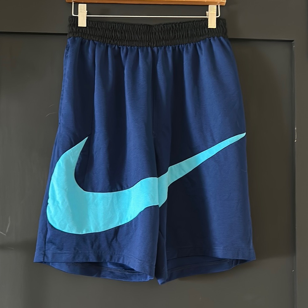 Nike Blue Athletic Dri-Fit Performance Shorts